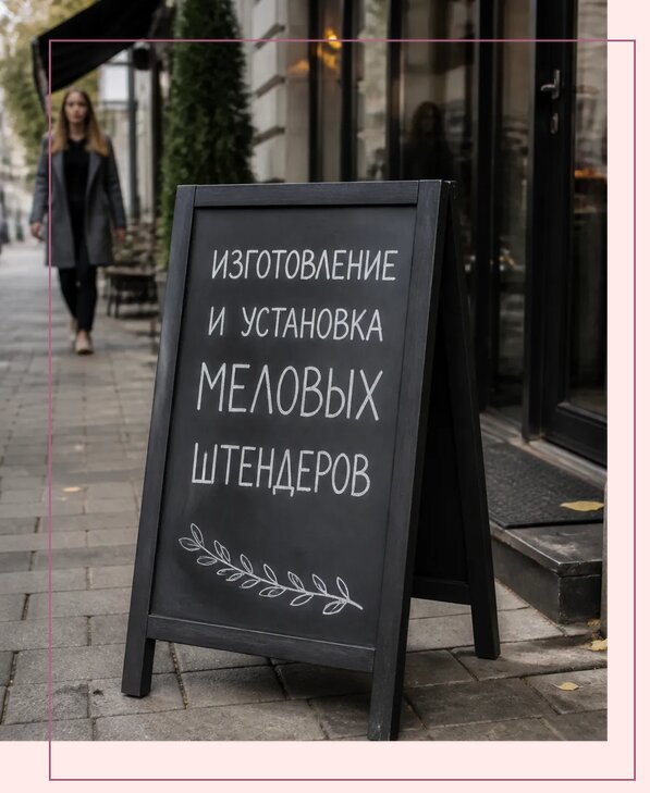 Меловые штендеры в Саранске по цене от 6848 р. | Аванза-Срн